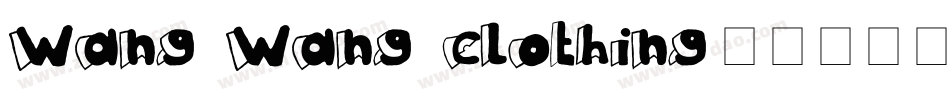 Wang Wang clothing字体转换